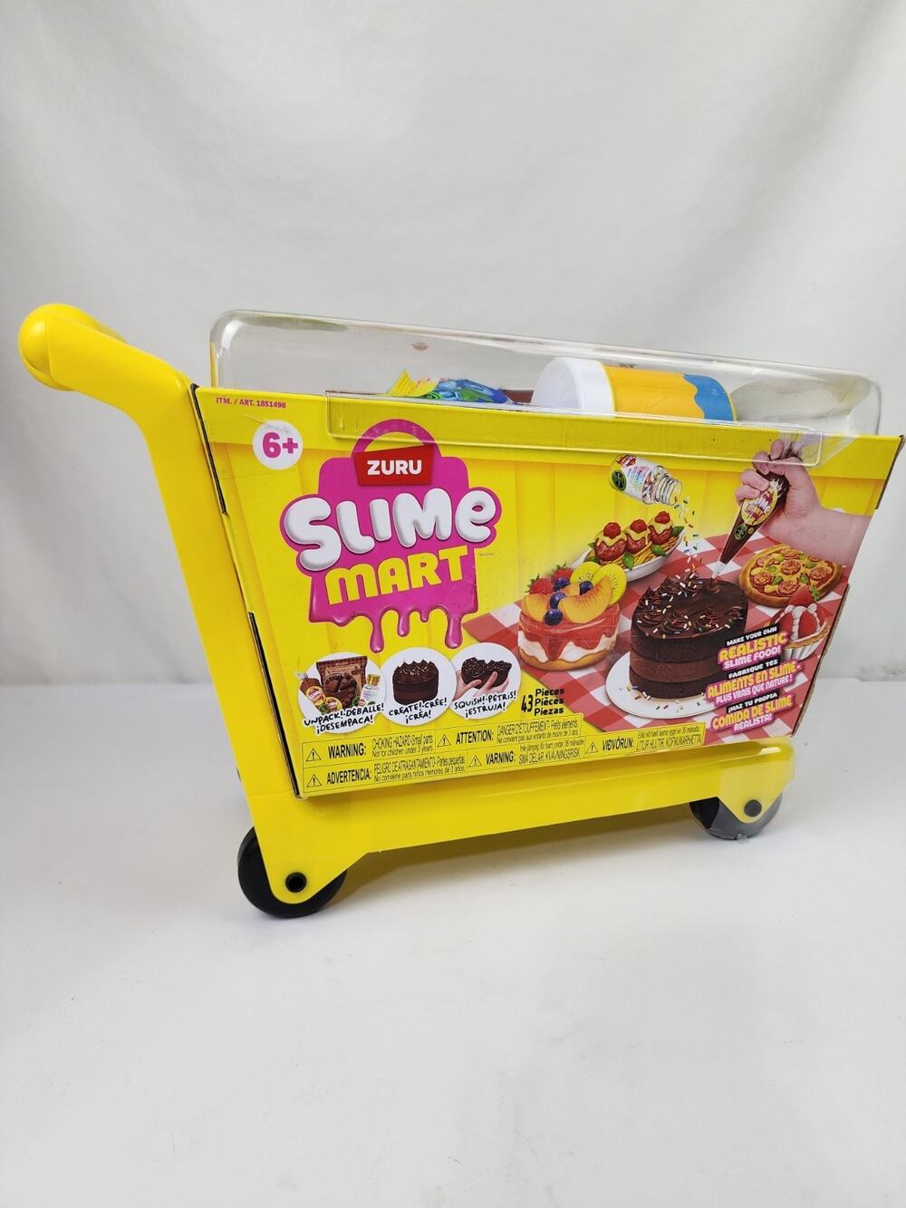 ZURU Slime Mart Slime Kit w/ Shopping Cart Kids Craft Set Complete Sealed Costco
